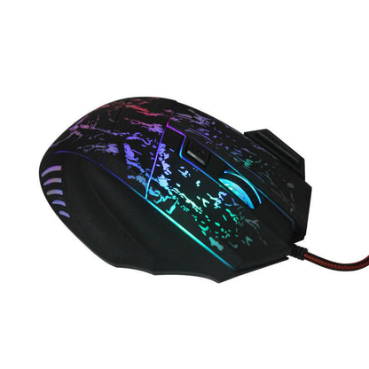 Computer Gaming Mouse Usb Glare Lol Online Gaming Gaming Wired Mouse Video Transmission Computer Accessories Supply product