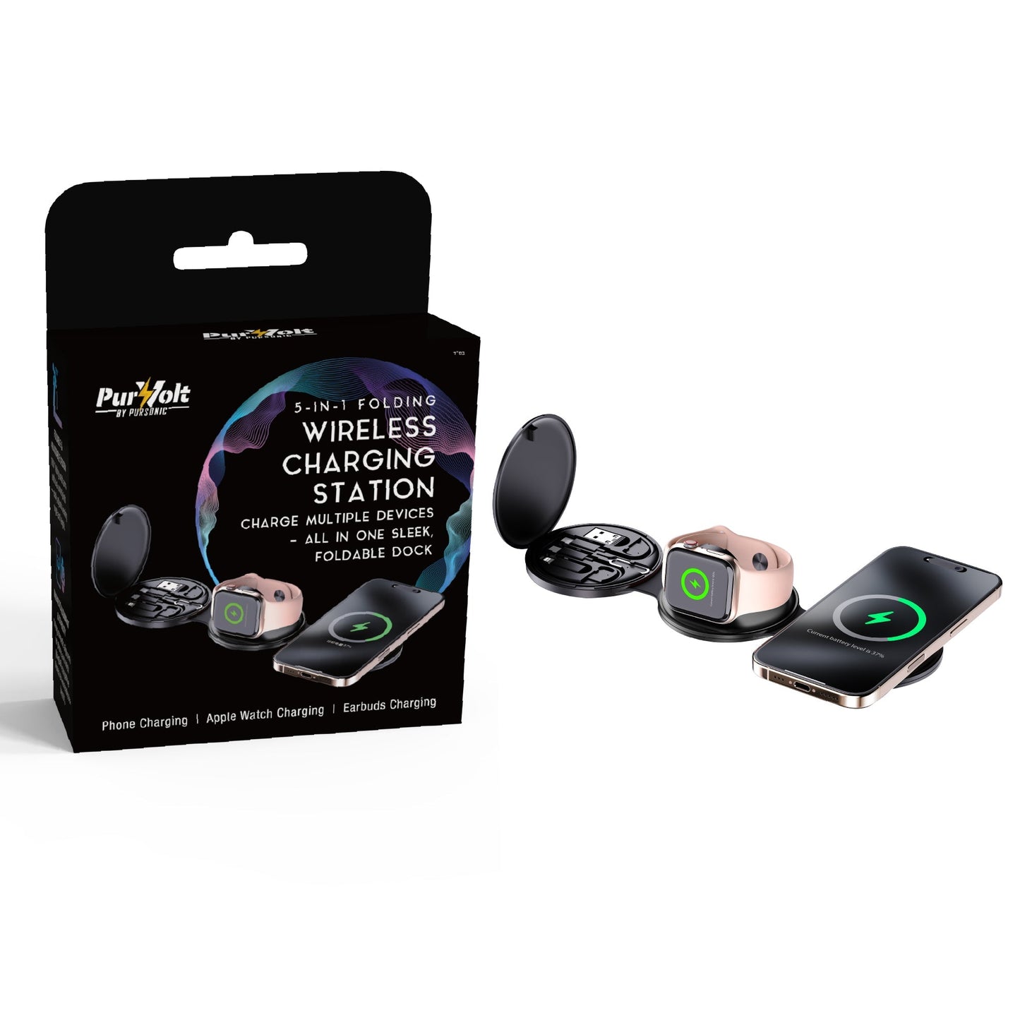 Complete Wireless Charging & Comfort Bundle for Your Desk product image